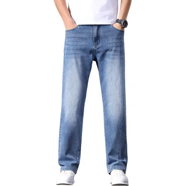 金盾 夏季长裤子复古百搭牛仔裤 男款