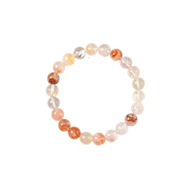 茂琼 简约 好运 小众设计轻奢上岸锦鲤高级感 红胶花 手串 女款