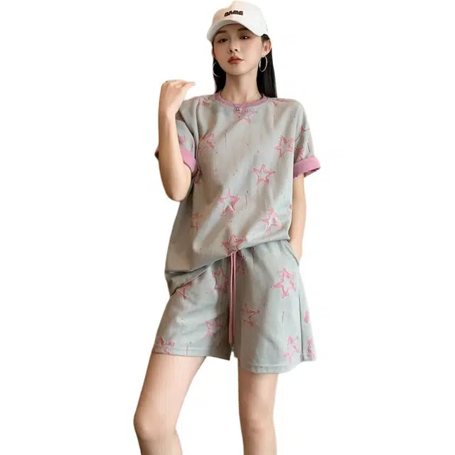 丝絮丝绸 时尚通勤简约百搭舒适休闲套装 女款