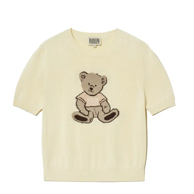 MARITHE FRANCOIS GIRBAUD W DOODLE BEAR HALF KNIT