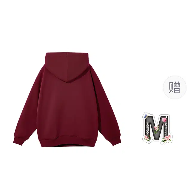 棉购 美式潮流连帽高级感休闲卫衣 男女同款