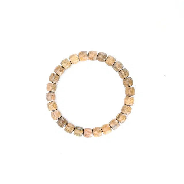 天纵 简约文艺素雅文玩佛珠 木香清新  直切珠经典 招财纳福 新中式复古平安好运念珠 绿檀 手串 男女同款情侣款