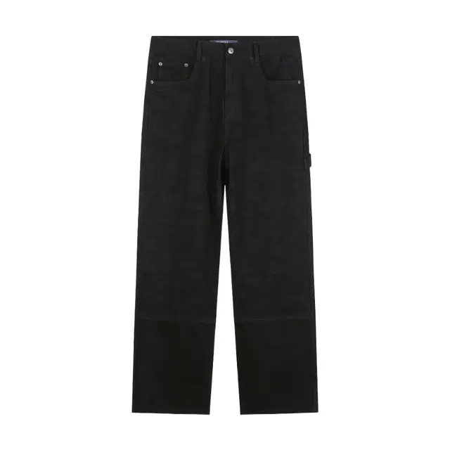BESLOW JACQUARD DENIM WORK PANTS