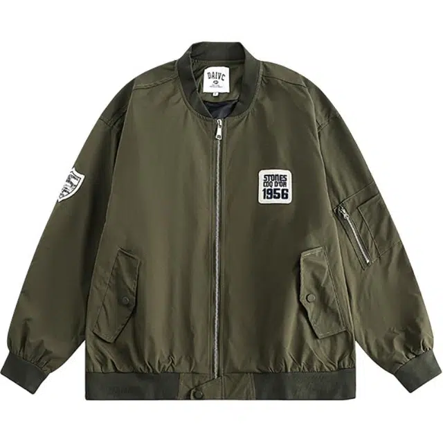 奇迹街区 潮牌复古工装宽松教练舒适长袖夹克外套 男女同款