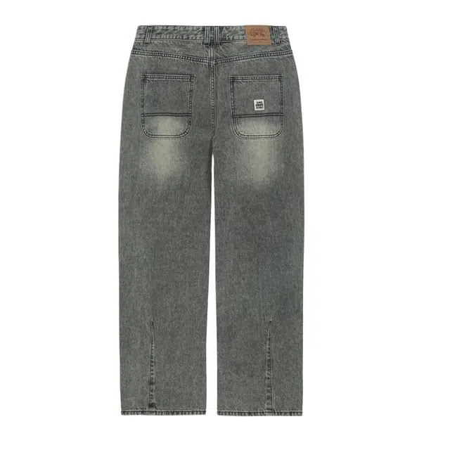 BESLOW FADED WASHING BALLON FIT JEANS