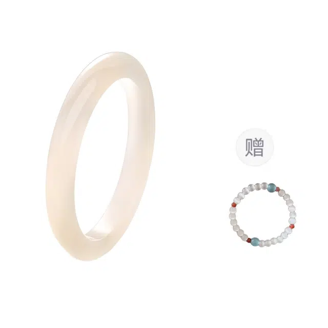 梨云暮雪 精选高品质 朦胧金色 国潮国风 旗袍汉服 琉璃 手镯 女款