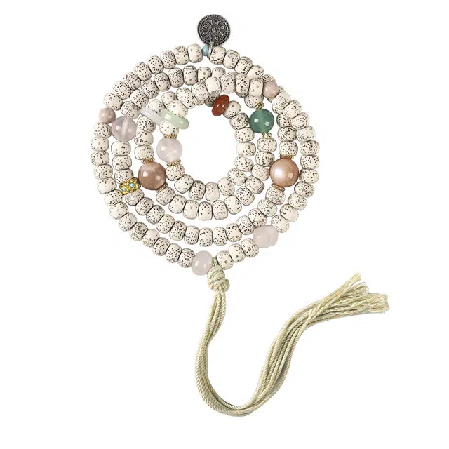 茂琼 好运 典雅 简约时尚多圈民族国风文玩手持手饰品百搭小众潮流高级感 星月菩提 手串 女款