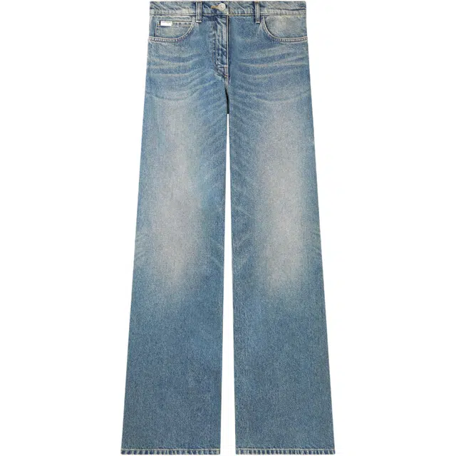COURREGES FW25 HAMMER DENIM BAGGY PANTS