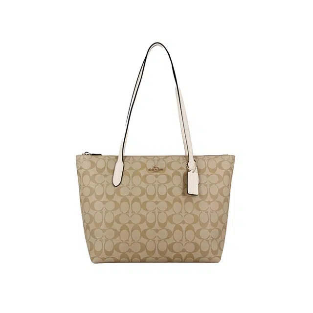 COACH Zip Top Tote PVC