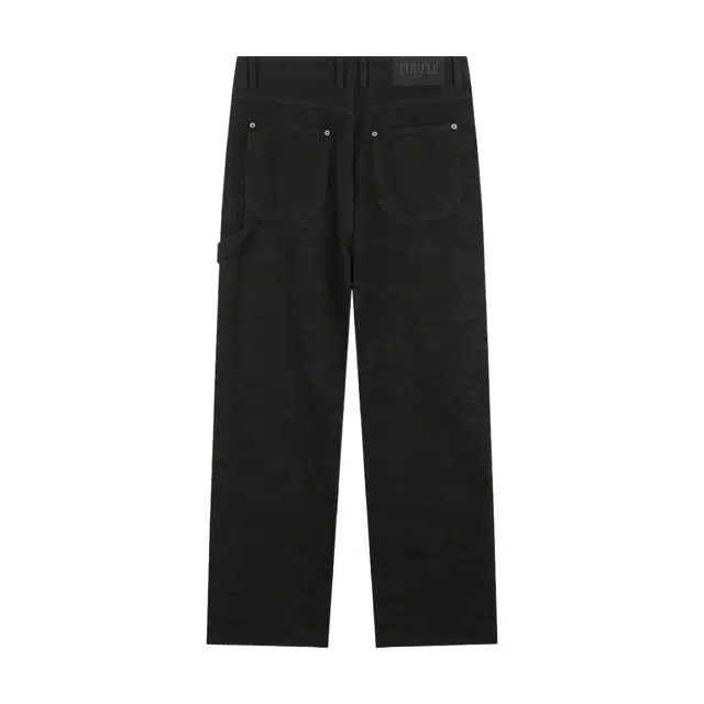BESLOW JACQUARD DENIM WORK PANTS