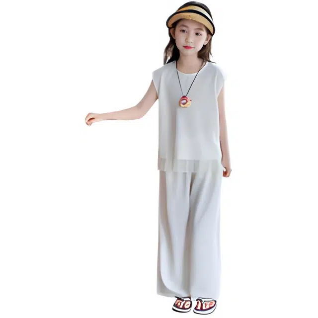 木木兔休闲运动套装 时髦洋气女童衣服夏装短袖大童潮牌小学生女孩烫钻冰丝流苏 女款