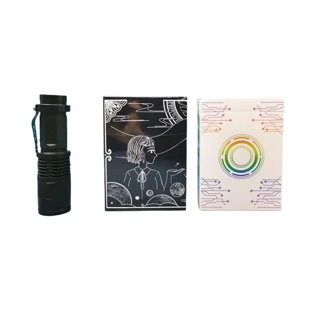 万格 紫外荧光收藏 黑芯布纹纸张 扑克/德州/掼蛋/花切