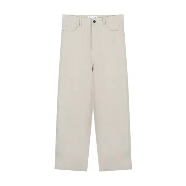 BESLOW LINEN BLENDED EASY PANTS