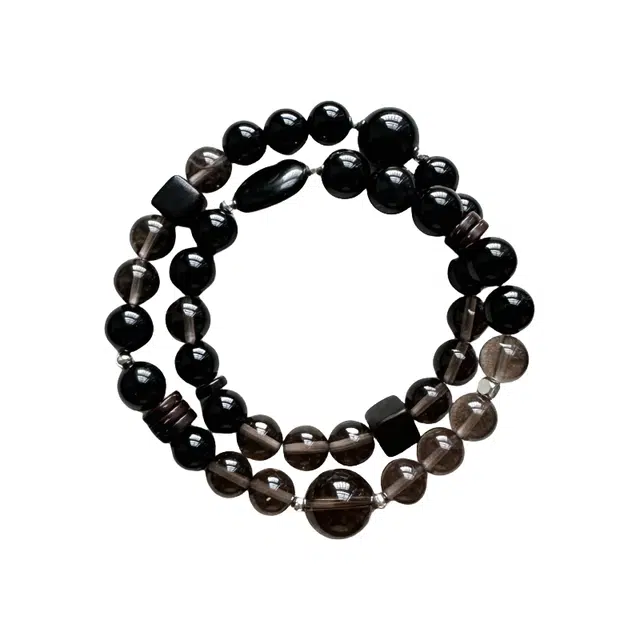 子婳 新中式古风小众精致时尚简约百搭#好运 黑曜石 手串 男女同款情侣款