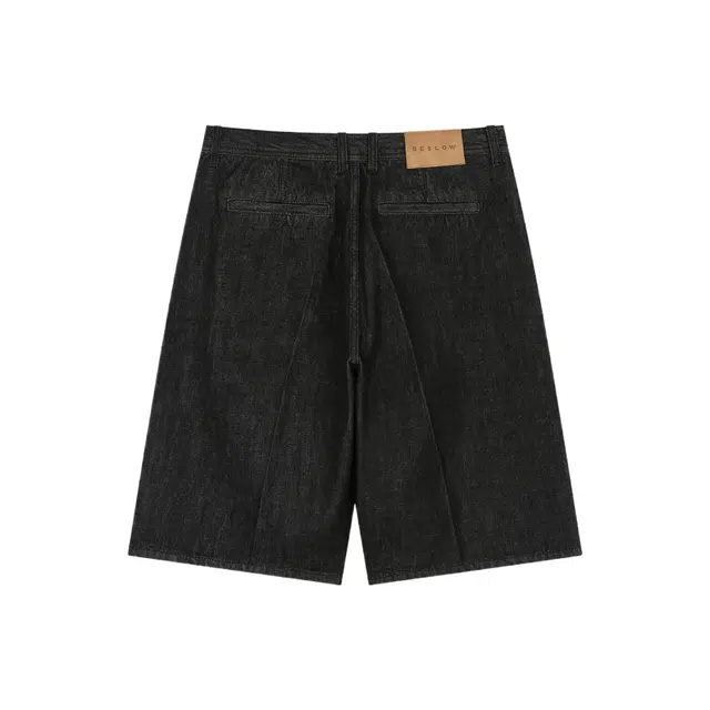 BESLOW WIDE FIT SELVAGE DENIM SHORTS