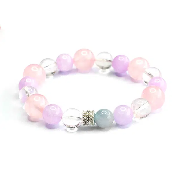 絮物 【多宝多福】国潮新中式轻奢小众设计高级感出街神器温柔甜美气质可爱上岸#好运 白水晶 手串 男女同款情侣款