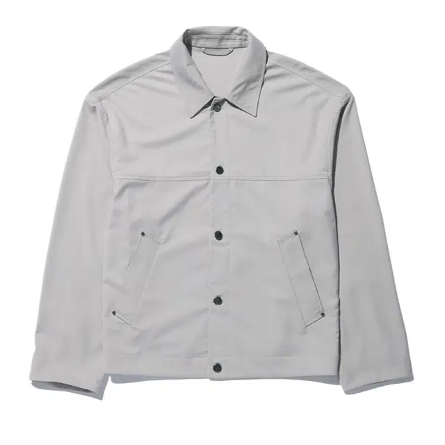 BESLOW OVERSIZED CROP JACKET LIGHT