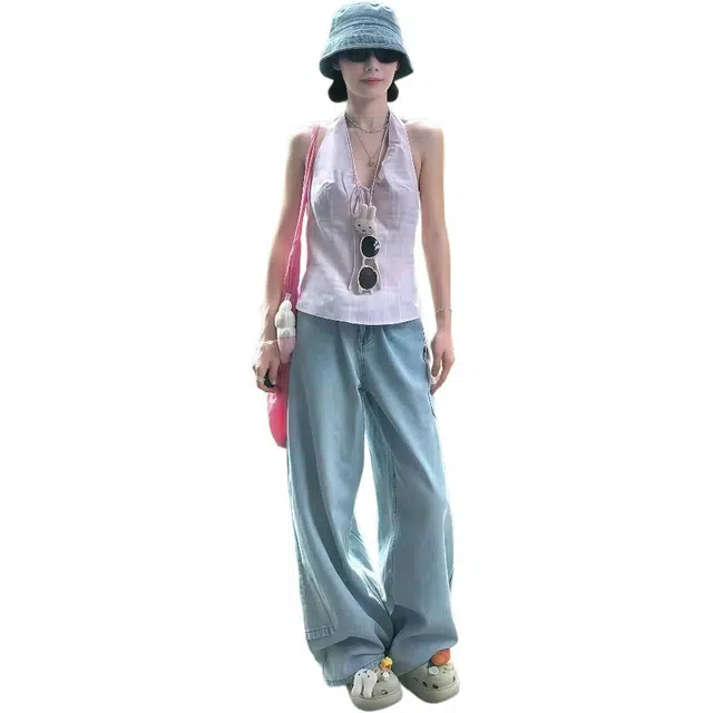 沐晓欣 通勤简约百搭时尚舒适休闲套装 女款