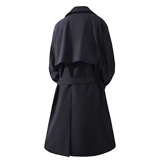 融合多风格的中长款时尚服饰大衣 男女同款