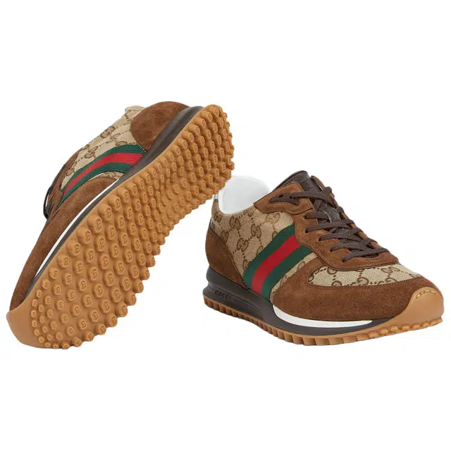 GUCCI Re-Motion Low Top Lace-Up Brown