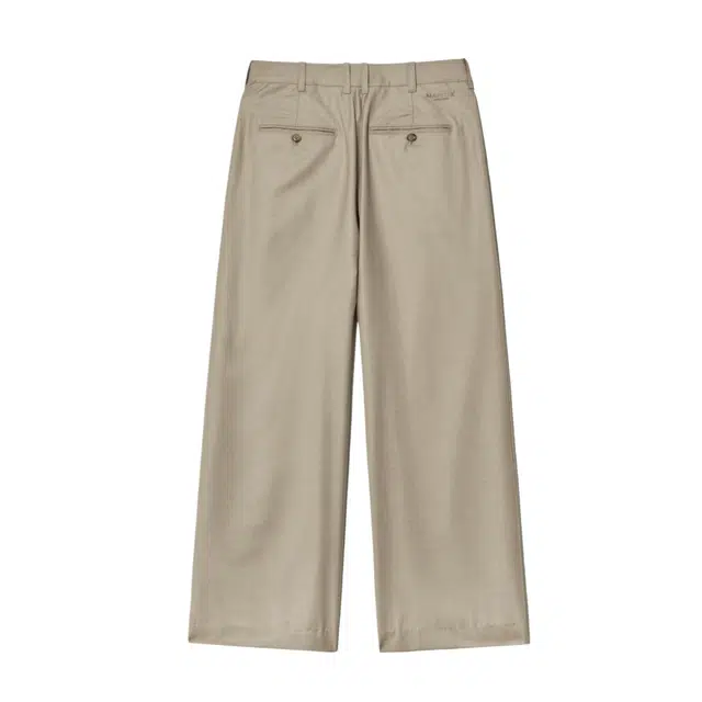 MARITHE FRANCOIS GIRBAUD SS25 W TWO TUCK WIDE SLACKS