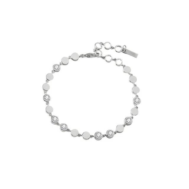 希遇 缘起锆影 优雅可爱个性小众设计 日常通勤百搭 精致设计高级感配饰# 好运 合金 手链 女款