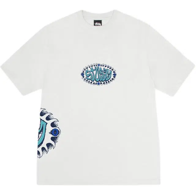 Stussy SS25 WAVE OVAL TEE PIGMENT DYED T
