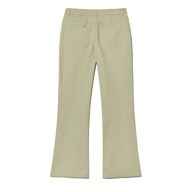 MARITHE FRANCOIS GIRBAUD W BOOT CUT COTTON PANTS