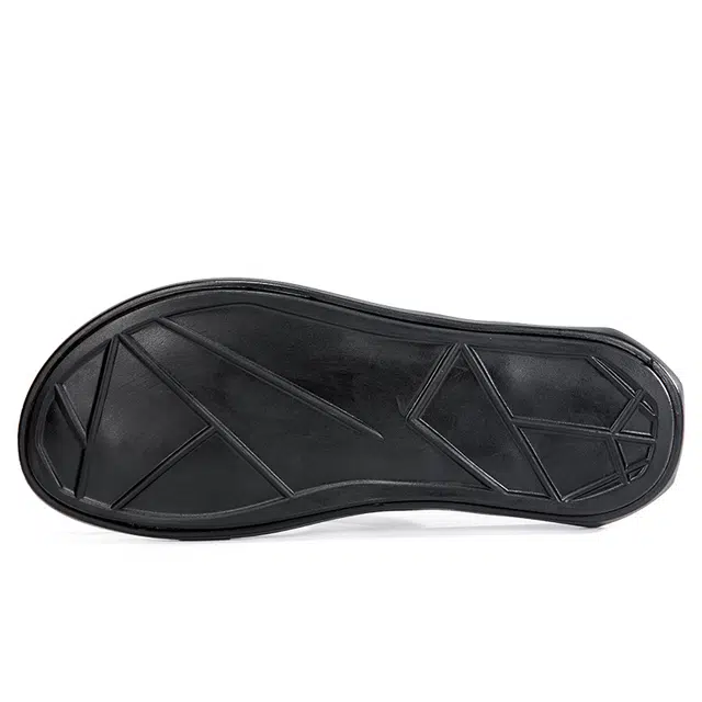 敦奴 潮流百搭 舒适简约人字拖鞋 男款 黑色