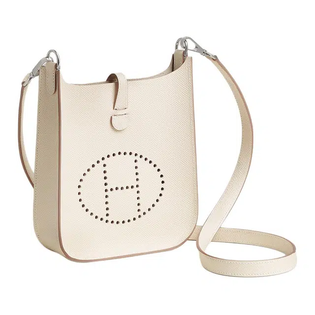 HERMES Evelyne 16 Epsom 10 Craie