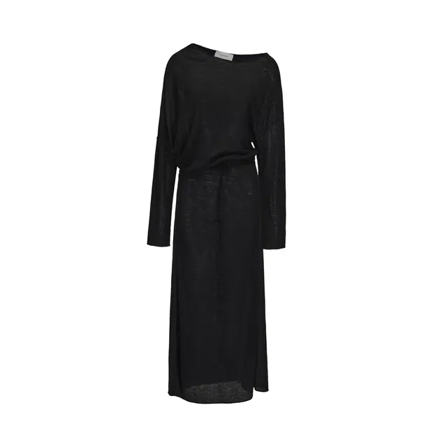 RUOHAN JET BLACK COBIA DRESS PREAW25