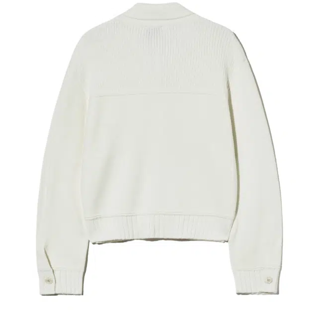 MARITHE FRANCOIS GIRBAUD W BUTTON COLLAR CARDIGAN