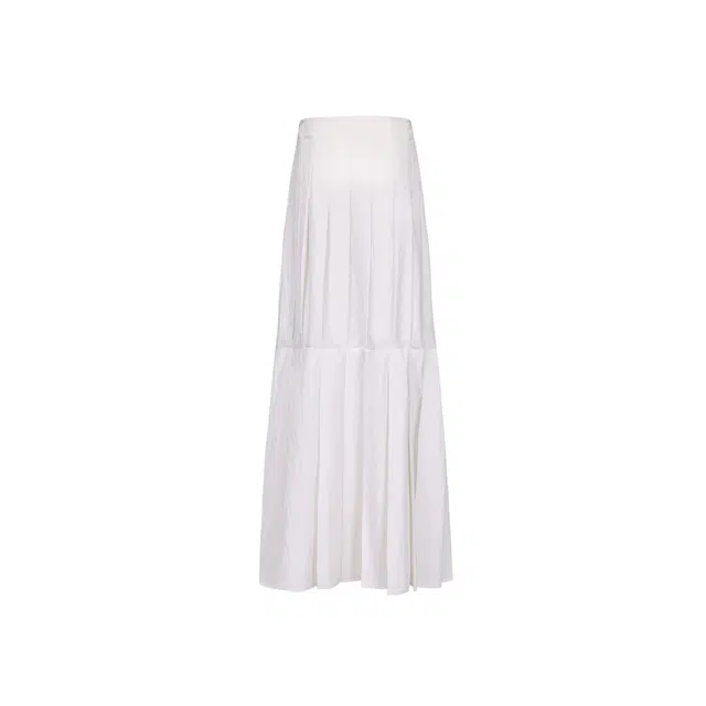 RUOHAN MILKY ALBA PLEATED SKIRT PREAW25