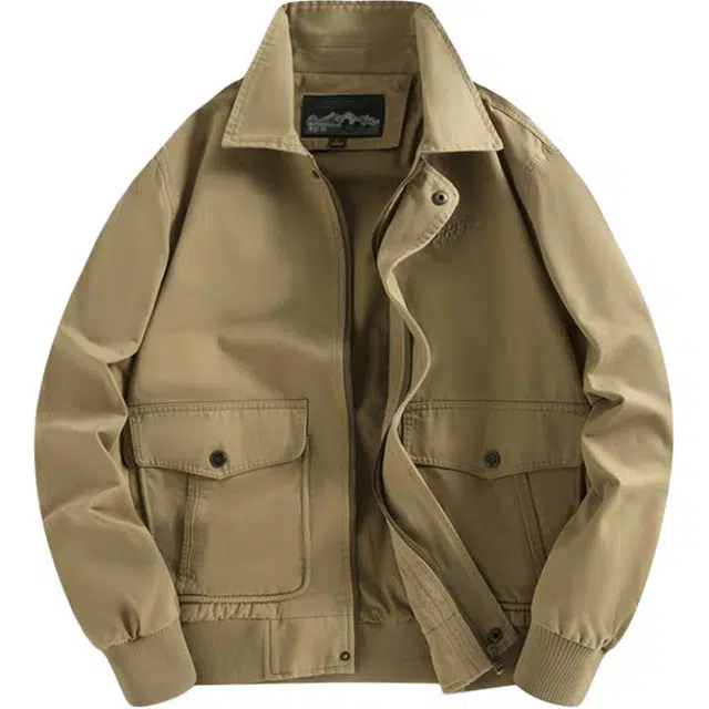 金盾 春秋休闲户外舒适简约夹克外套 男款