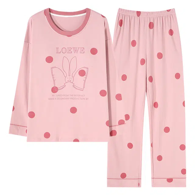 芬腾可安 宿舍外出都可穿的经典舒适设计感时尚家居服睡衣套装 女款