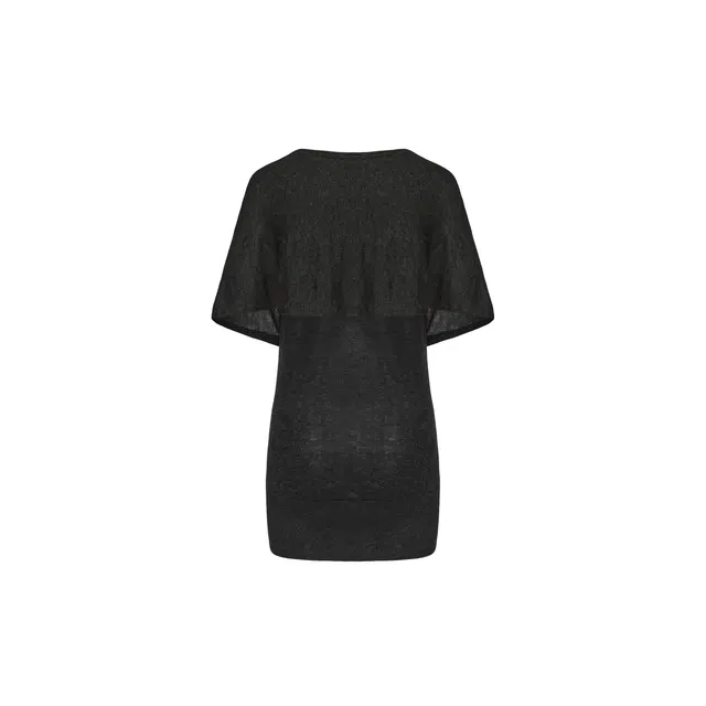 RUOHAN DARK GREY CAPE TOP PREAW25