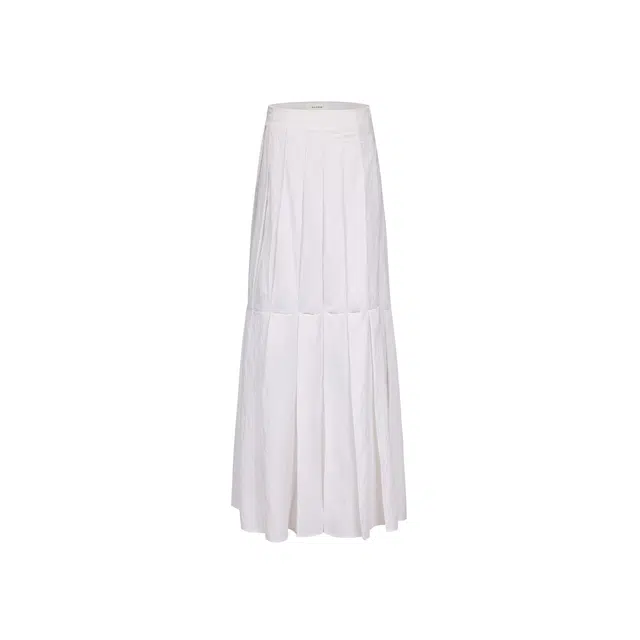 RUOHAN MILKY ALBA PLEATED SKIRT PREAW25