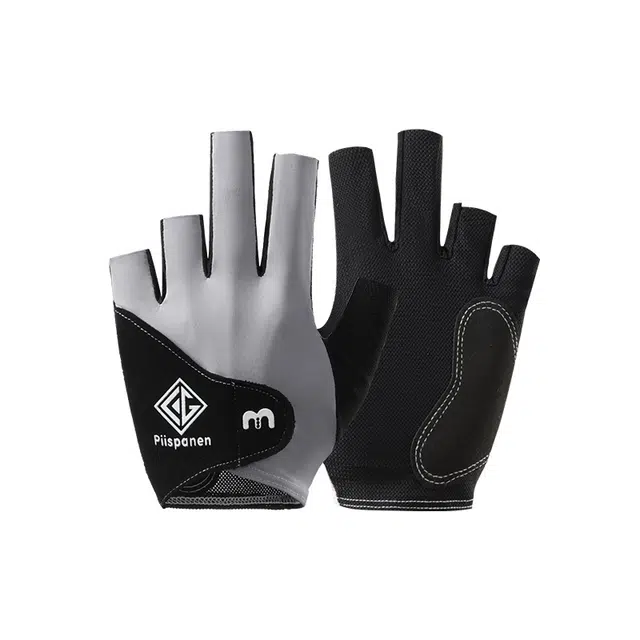 南极人 专业台球轻薄冰丝透气三指左手露指高档防滑职业高级斯诺克桌球专用耐磨触屏 锦纶 手套 男女同款情侣款