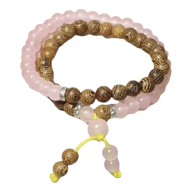 缇克玺 国潮新中式轻奢高级感文玩盘玩佛珠念珠节节高升诸事顺遂考试考研考公转运转运 鸡翅木 木作手串 男女同款情侣款