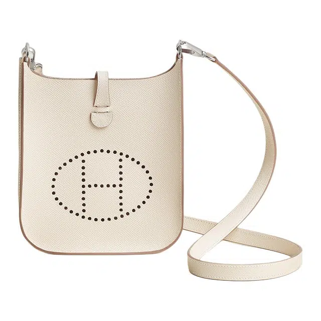 HERMES Evelyne 16 Epsom 10 Craie