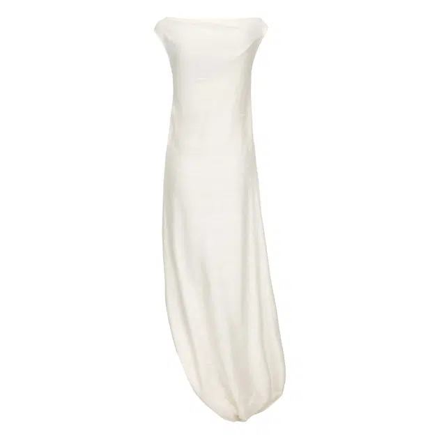 RUOHAN SS25 PAPER WHITE TWIST DRESS