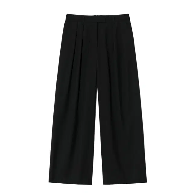MARITHE FRANCOIS GIRBAUD SS25 W TWO TUCK WIDE SLACKS