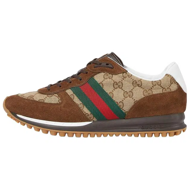 GUCCI Re-Motion Low Top Lace-Up Brown