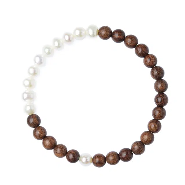 东海世家 国潮新中式国风原创复古转运休闲人气百搭精致简约高级#好运 金丝檀木 手串 男女同款情侣款