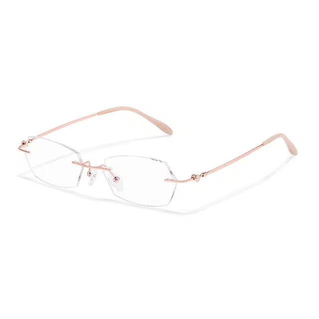 佐川 多边形无框切边 复古文艺高级感 素颜神器高冷御姐风 钛金属 不规则形 光学镜架 男女同款情侣款