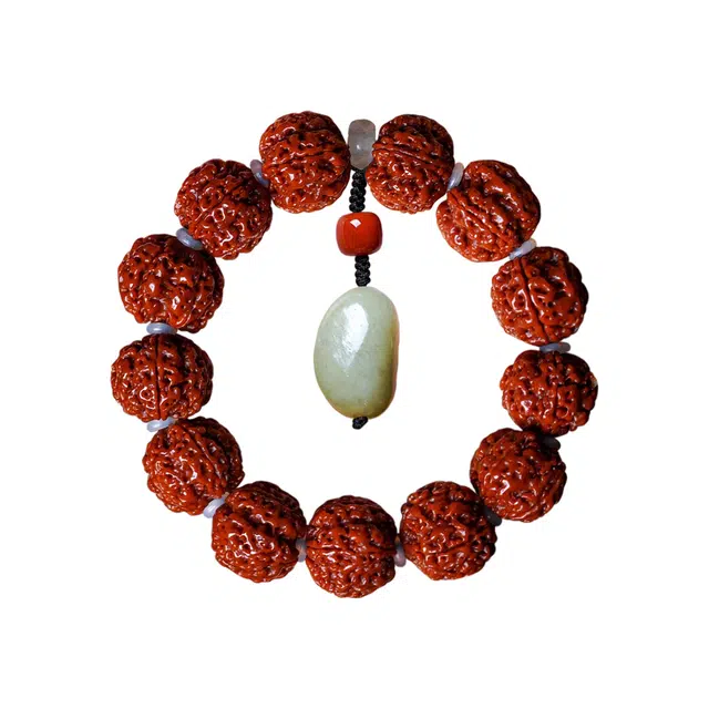 达隆 收藏级玉化蜂窝文玩手持佛珠盘玩串珠诸事顺利时来运转八方来财 #好运 金刚菩提 手串 男女同款情侣款