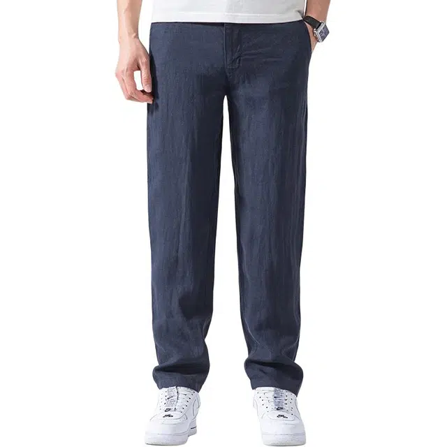 太子龍 薄款复古新中式宽松潮流舒适百搭休闲裤 男款