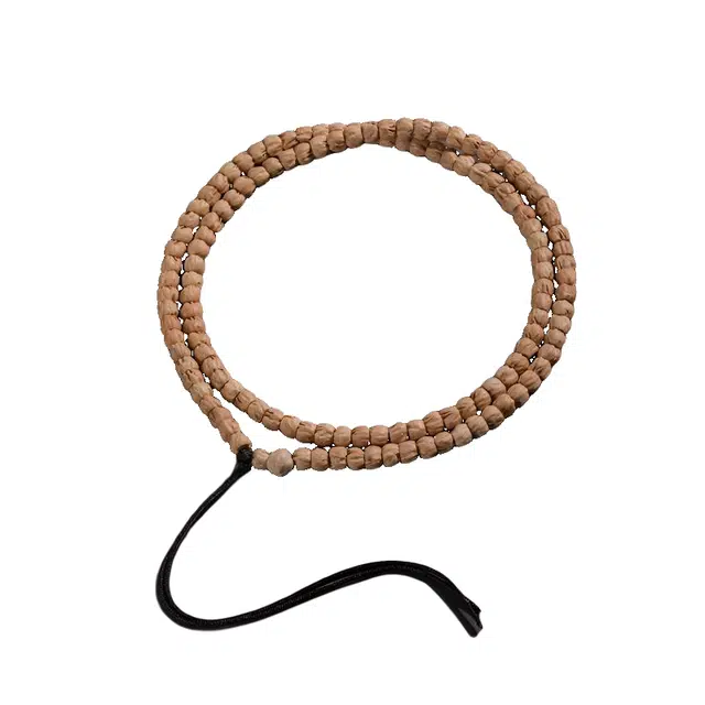 聆听花开 新中式国风 原桩鬼脸 几何好运高密原籽佛珠文玩素珠高级感 柏香籽/百香籽 手串 男女同款情侣款