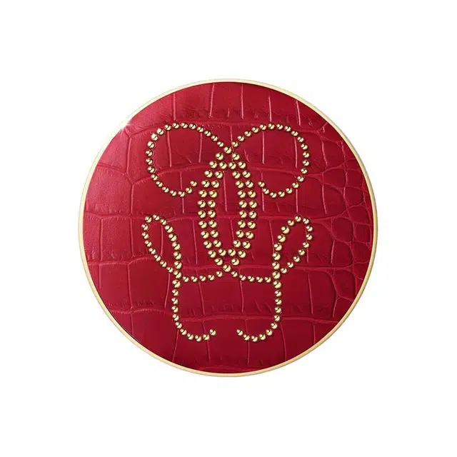 娇兰 绛红鳄纹气垫壳 便携