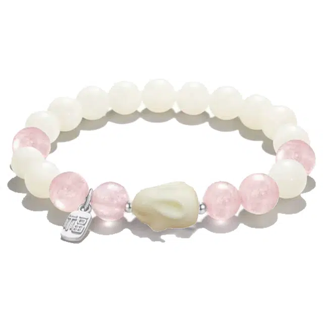 余笙情 【福气安康】小兔子甜美萌趣精致高级小众设计#好运 菩提根 手串 女款